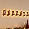 Lighted Santa Sleigh Wall