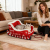 Christmas Sleigh Dog Bed