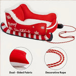 Christmas Sleigh Dog Bed
